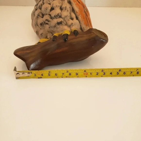 Vintage  Ceramic Handpainted Set of 3 Owls+1 Branch. - Picture 11 of 14